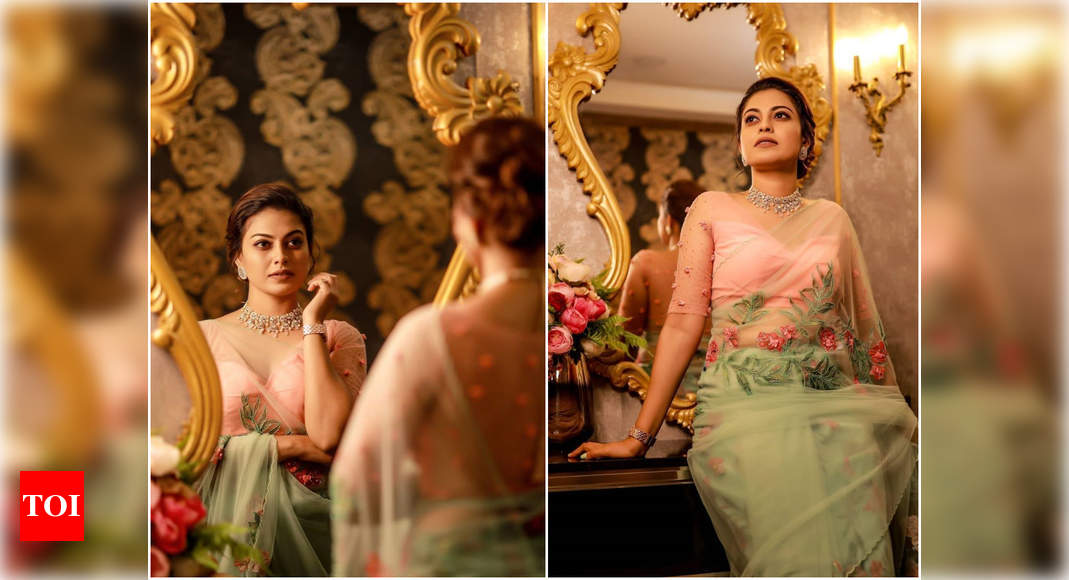 Anusree looks straight out of a fairy tale in these latest pictures Malayalam Movie News photo