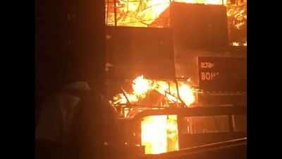 Bengaluru: 5 injured in blaze at Koramangala restaurant