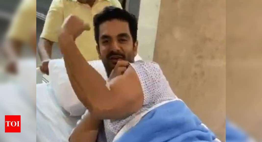 Watch: Neha Dhupia captures a video as hubby Angad Bedi ...