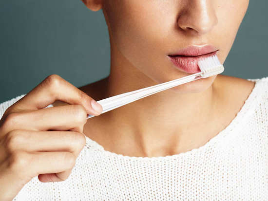 Brushing your lips with a toothbrush will help in exfoliation