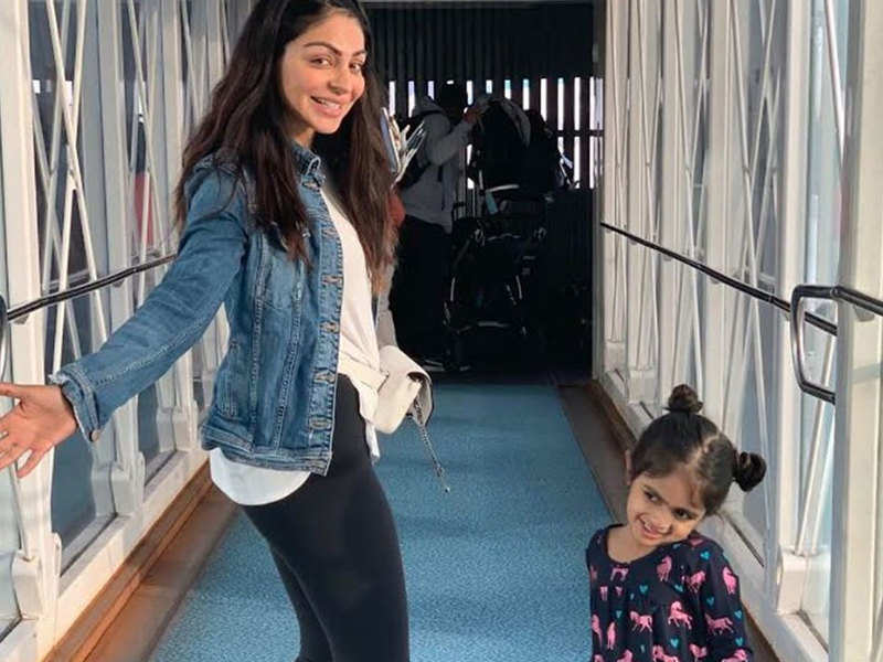 THIS video of Neeru Bajwa with daughter Aanaya Kaur is all things cute ...