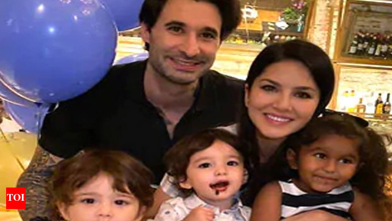 This is how Sunny Leone celebrated the birthday of her twins  