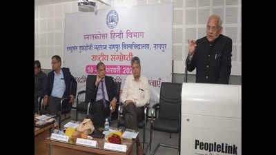 Nagpur: More efforts needed to popularize Hindi, says chairman of Hindi Sahitya Sammelan