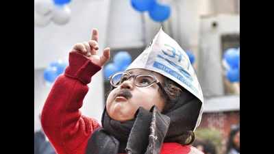 'Baby Mufflerman' special invitee at Delhi CM-designate Arvind Kejriwal's oath-taking ceremony