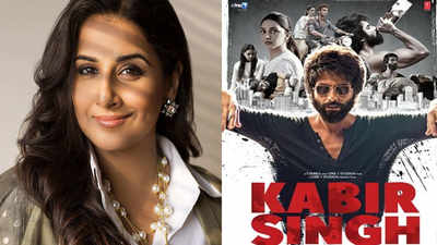 Vidya Balan stands in support of Shahid Kapoor's 'Kabir Singh', says actors should be allowed to do a movie if they like it