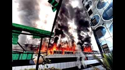Blaze in MIDC building, local fire dept ill-equipped to fight it