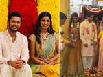 Telugu actor Nithiin ties the knot with long-time girlfriend Shalini Kandukuri