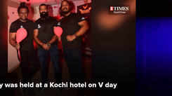 Kochi youth rock V day party