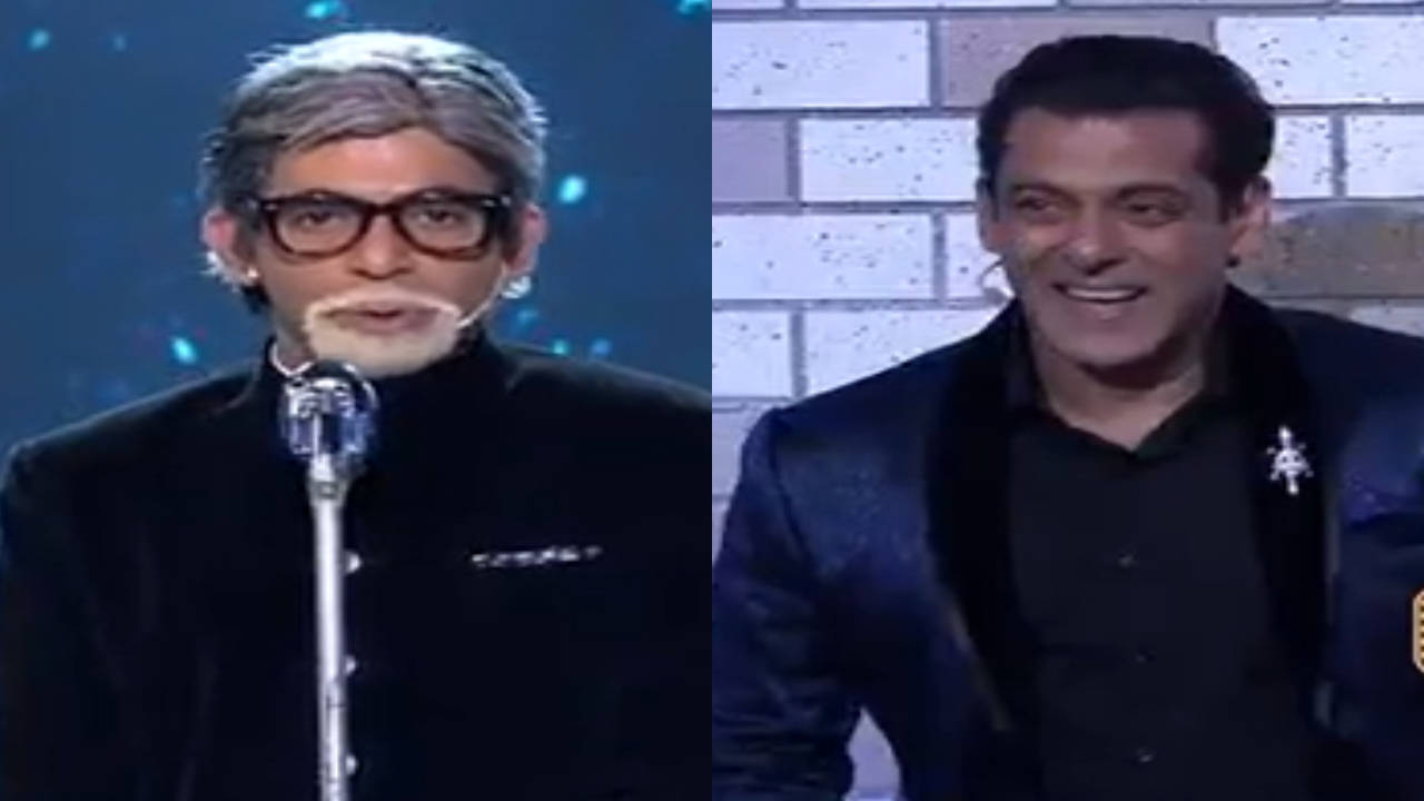 Bigg Boss 13 Sunil Grover s nakli Amitabh Bachchan act makes asli