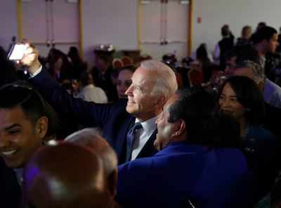 Joe Biden in Vegas takes on Sanders' gun votes in fiery speech