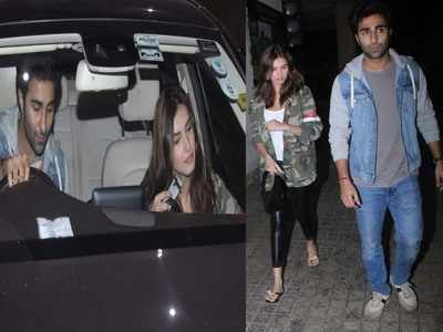 Photos: Tara Sutaria and Aadar Jain go out on a movie date in the city