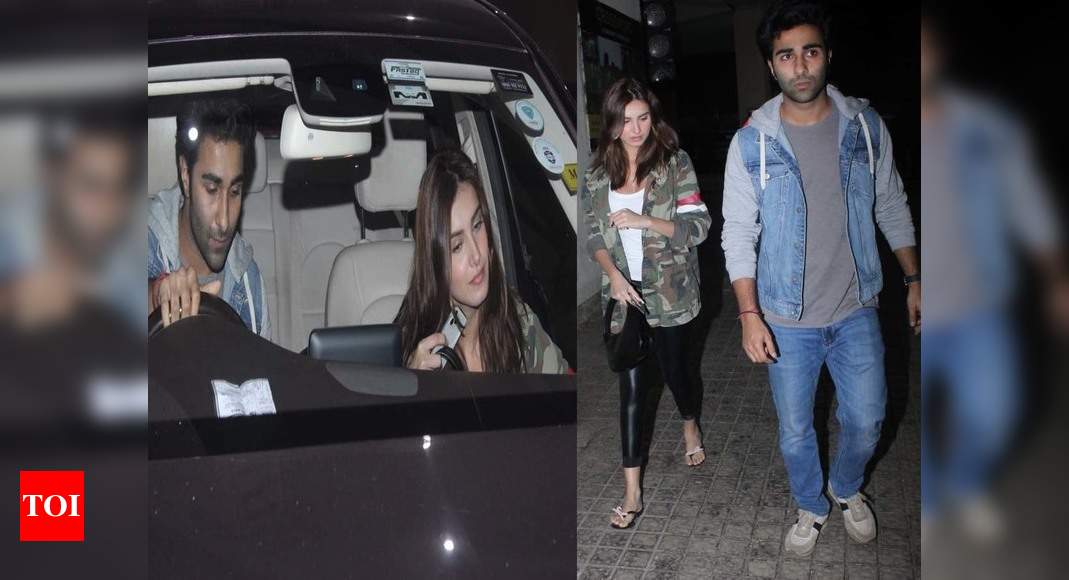 Photos: Tara Sutaria And Aadar Jain Go Out On A Movie Date In The City ...