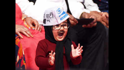 Delhi: Amidst rash of pint-sized CMs, ‘Baby Mufflerman’ steals show