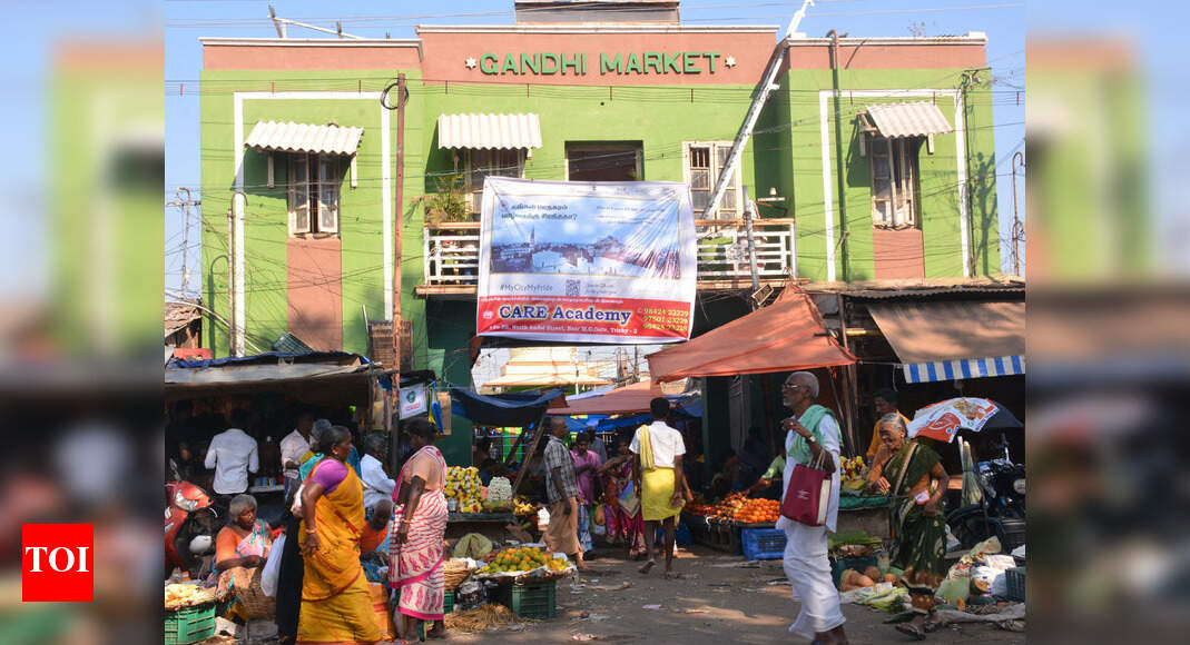 Gandhi market revival plan back to square one Trichy News Times of