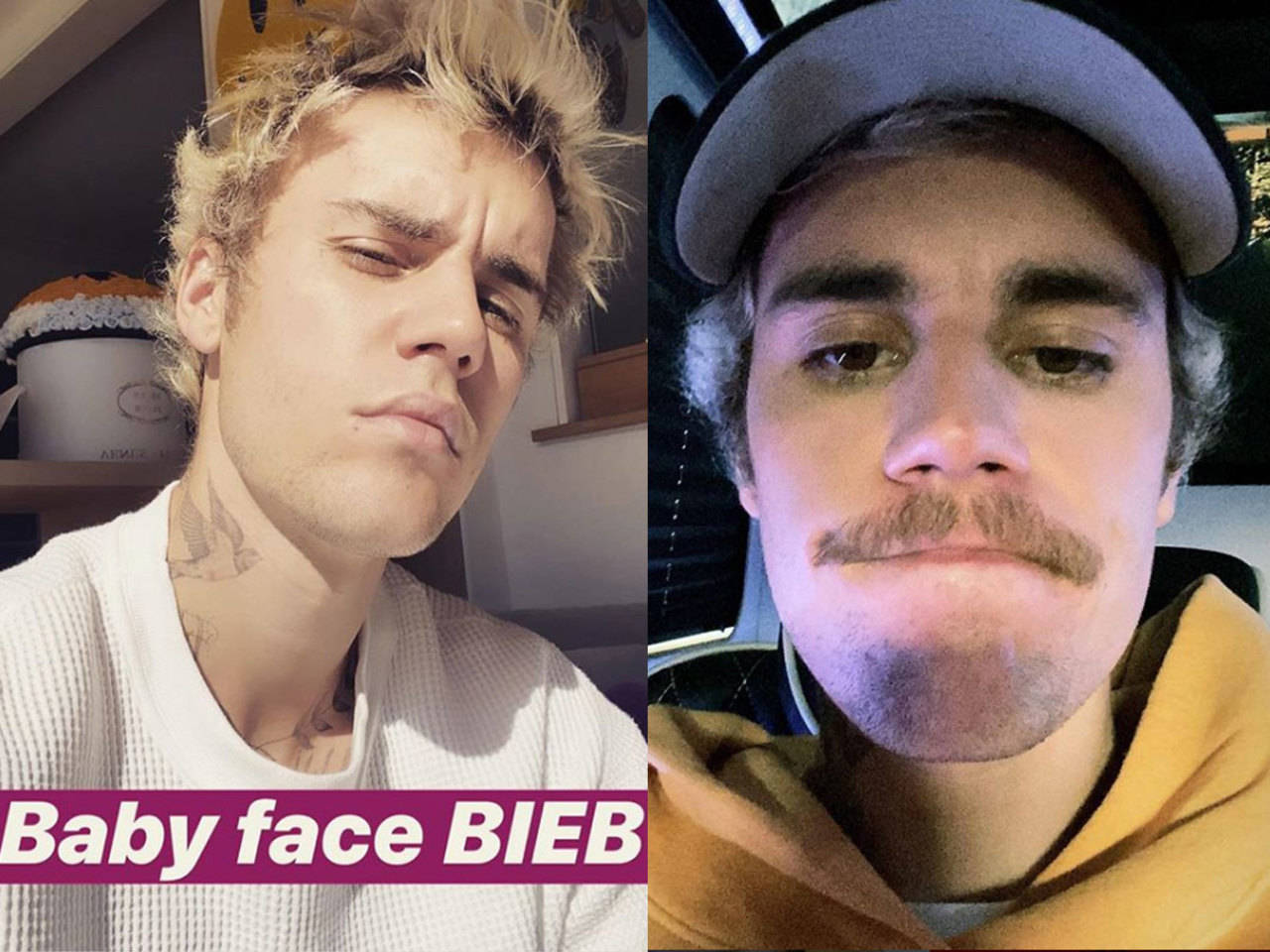 Justin Bieber Shaves His Mustache – Again!, Justin Bieber