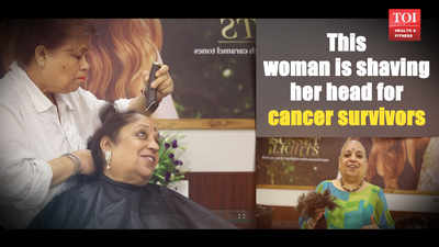 65-year-old woman to donate her hair to cancer survivours - Times of India