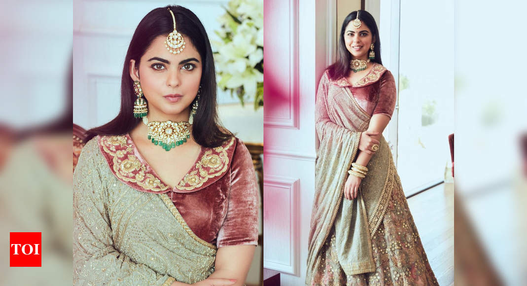 5 Royal Blouse Designs From Isha Ambani's Closet