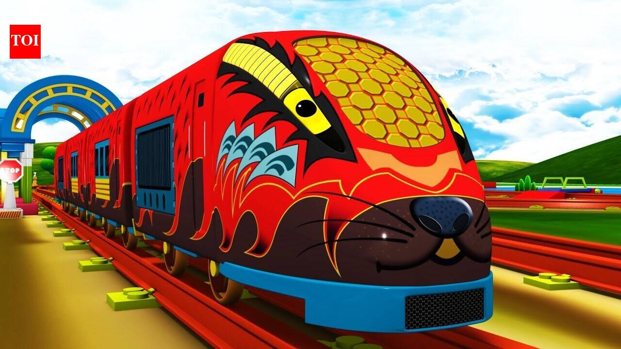 Kids Fun | Nursery Learning & Baby Songs 'Red Bullet Train' - Kids ...