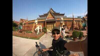Bageshwar cyclist pedals to Cambodia to push for environmental conservation