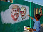 In pics: Ahmedabad decks up to welcome Donald Trump