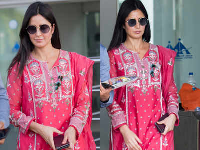 There's something special about Katrina Kaif's pink salwar-kameez. Can you guess it?