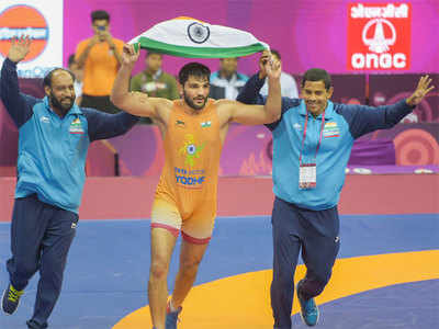 Sunil wins gold in Asian Wrestling Championships, ends India's 27-year wait in Greco-Roman