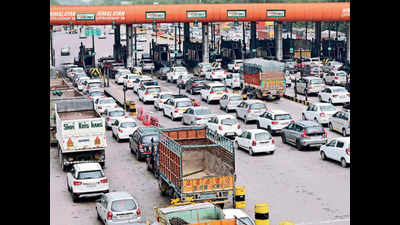 Chandigarh: Blacklisted vehicles choke Dappar toll plaza