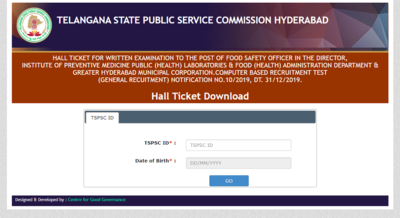 TSPSC FSO hall ticket released, download here