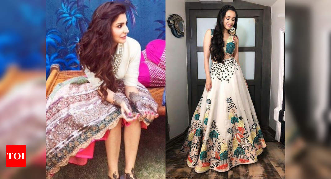 Beautiful! Shraddha Kapoor looks stunning in a white regal lehenga that the  actress dons at Luv Ranjan's wedding