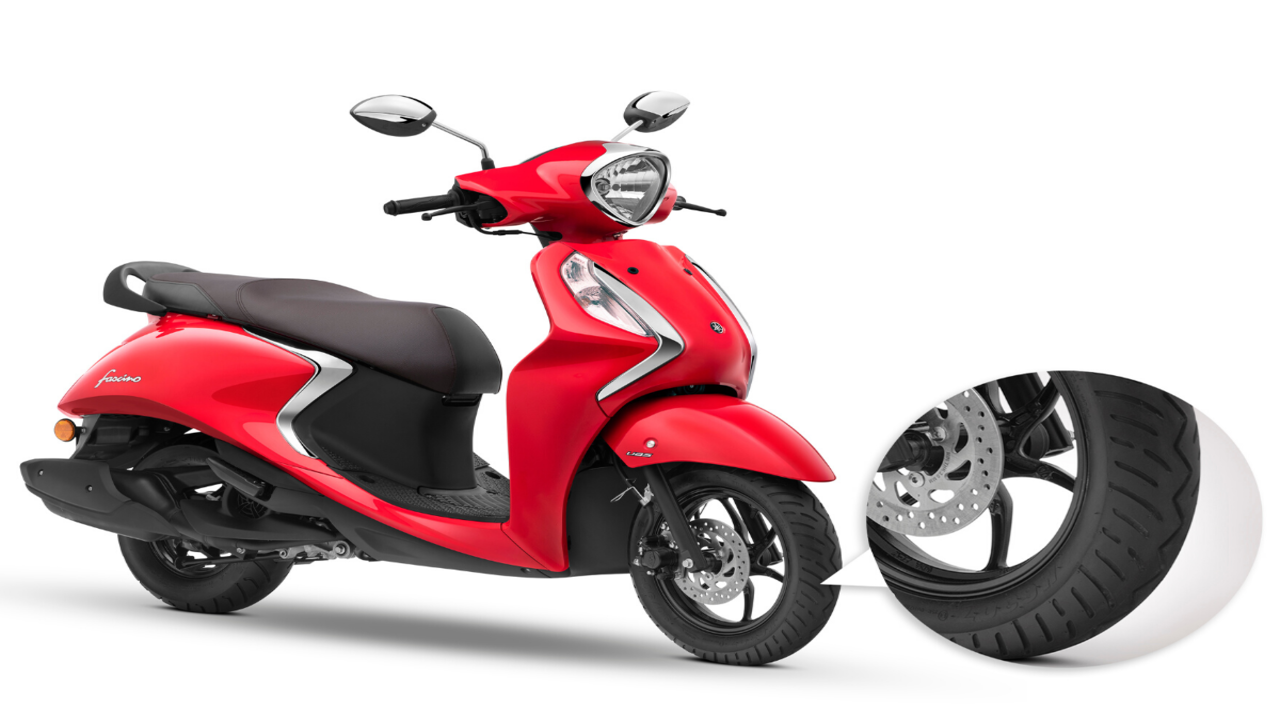 yamaha scooty red colour