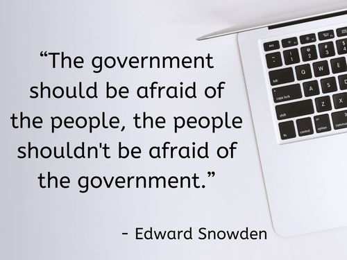 Magnet - Edward Snowden Privacy Free Speech Quote Political 3.5