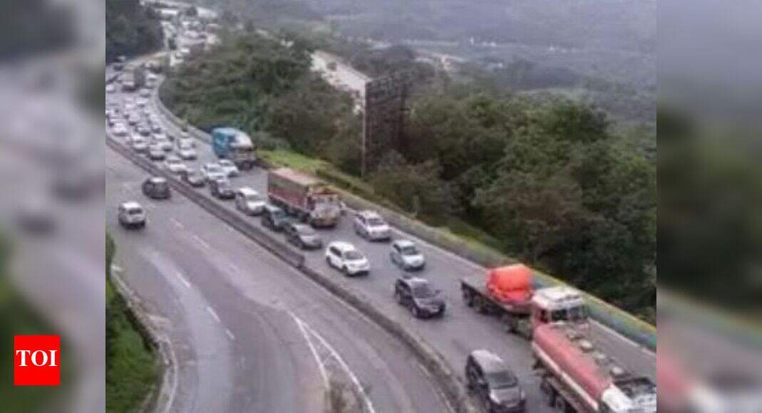Car knocks down man crossing Pune-Mumbai Expressway, 60 vehicles run ...