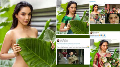 Kiara Advani's bold picture for a calendar shoot turns into a meme fest for netizens