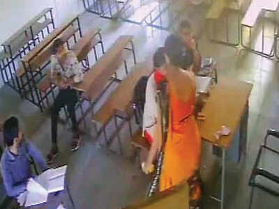 Yogesh Sindhav who thrashed principal of a college in Jamnagar