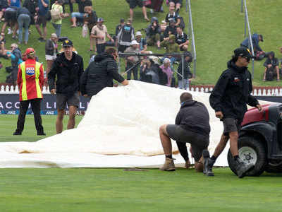 India vs New Zealand 1st Test Highlights: Rain forces early stumps on Day 1, India 122/5 in Wellington