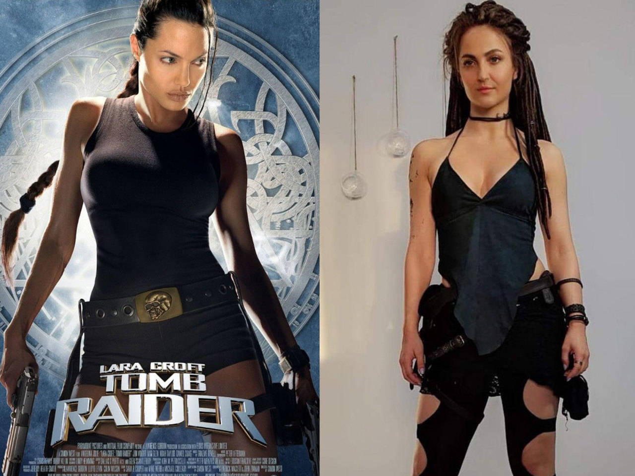 Elli AvrRam thinks her 'Malang' look test was a Goa vibe version of  Angelina Jolie's 'Lara Croft: Tomb Raider' | Hindi Movie News - Times of  India