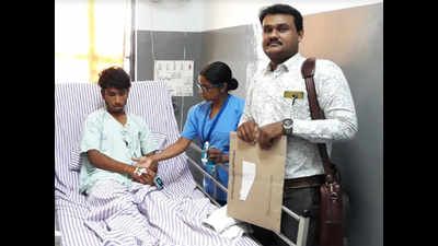 Kolkata boy writes board examination from hospital bed