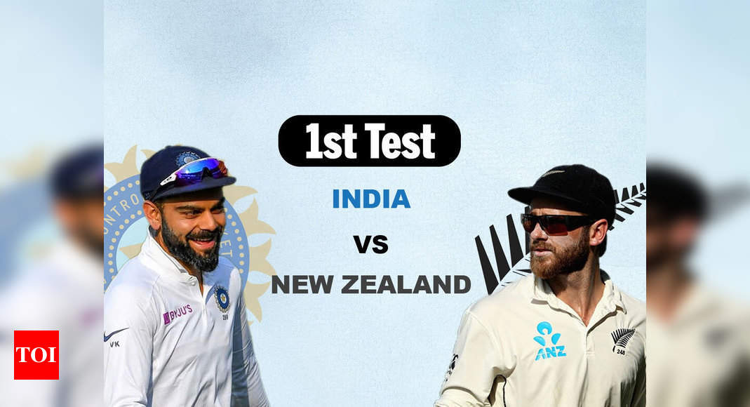 new zealand versus india first test scorecard