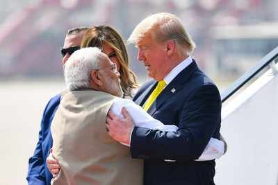 US President Donald Trump arrives in India: Key quotes & photographs
