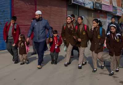 Schools in Kashmir reopen after 6 months