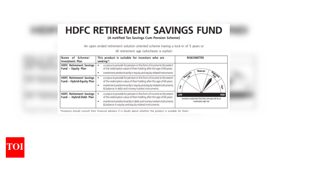 HDFC Retirement Savings Fund Times Of India hdfc-retirement-savings-fund-times-of-india