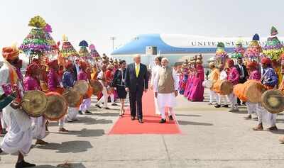 India rolls out cultural extravaganza to welcome Donald Trump