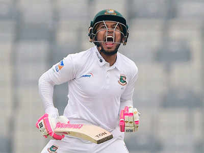 One-off Test: Bangladesh's Mushfiqur hits double ton to corner Zimbabwe on Day 3