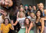 Suhana poses for a happy pic with her gang
