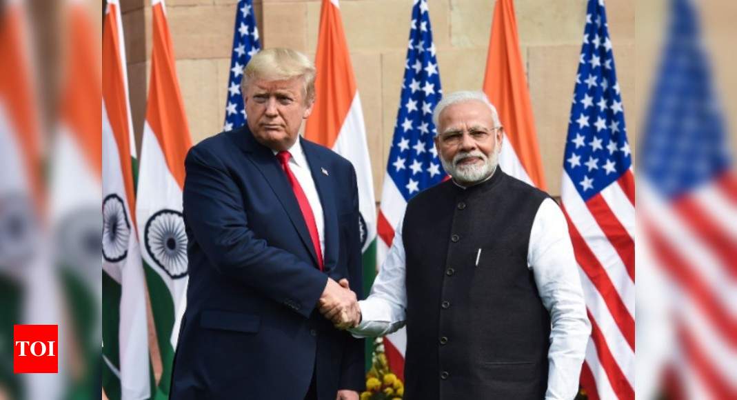 Modi Trump hold talks trade defence security on agenda 