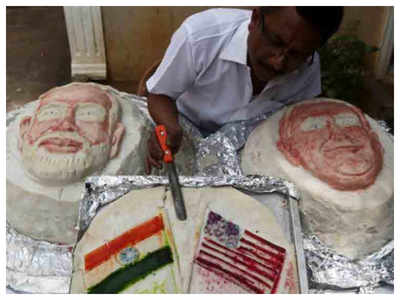 Chennai chef prepares three idlis of 107 kg as a welcome gesture for Donald Trump