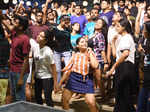 Students have a gala time at a college fest