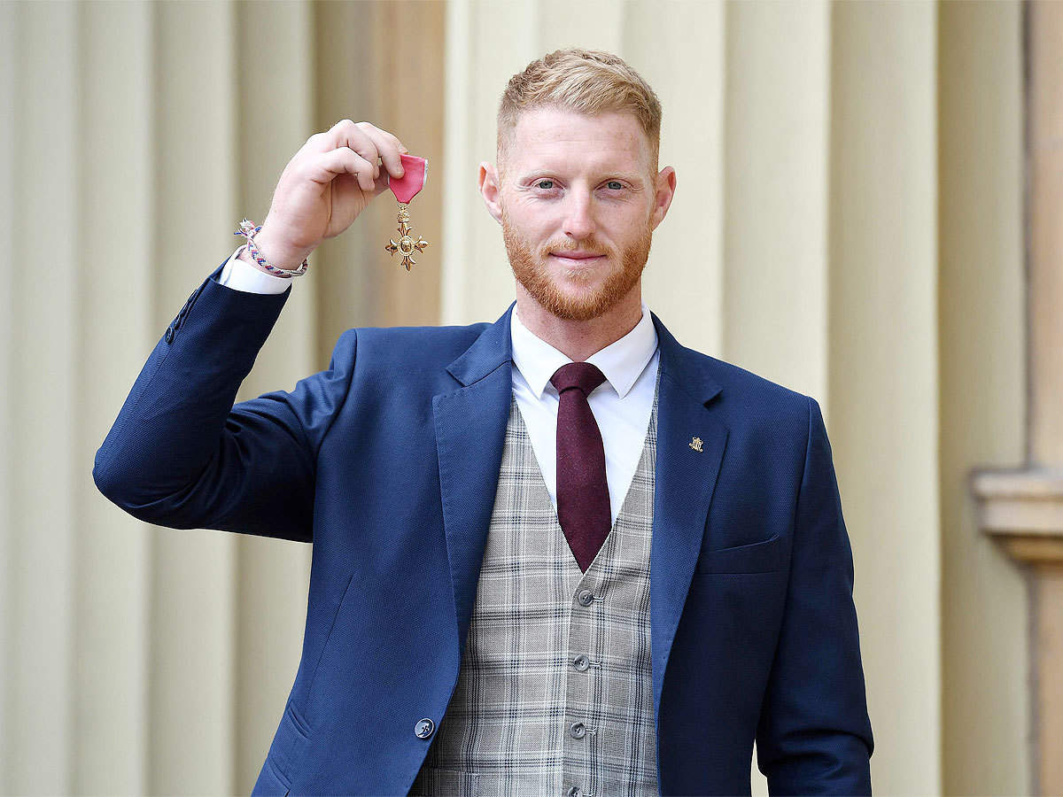 Ben Stokes Awarded Royal Honour At Buckingham Palace Cricket News Times Of India