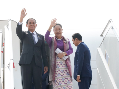 Myanmar President arrives in India; to hold talks with top leadership to strengthen ties