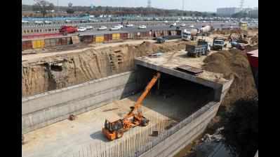 Gurugram: Red tape holds up Ambience Mall underpass